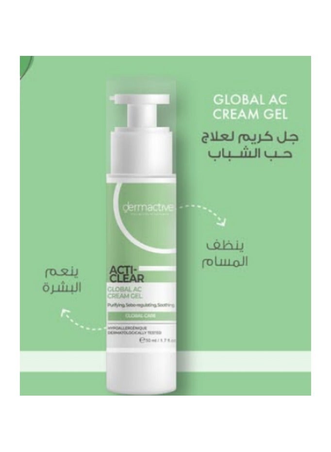 ديرماكتيف جل كريم أكتي كلير العالمي من ديرماكتيف، 50 مل / 1.7 أونصة سائلة - Image 1